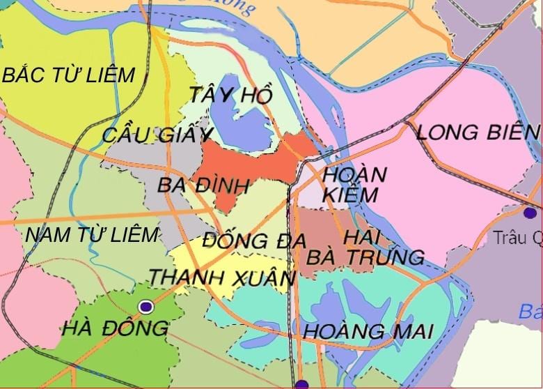 નકશો ha dong જિલ્લા beijing